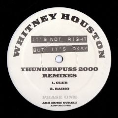 Whitney Houston - Whitney Houston - It's Not Right But It's Ok (Remix) - Adp3600