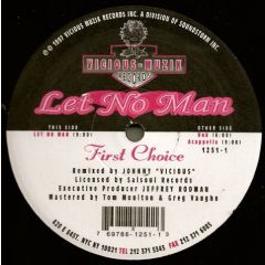 First Choice - First Choice - Let No Man Put Asunder (1996 Remixes) - Vicious Musik