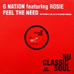 G Nation - G Nation - Feel The Need - Cooltempo
