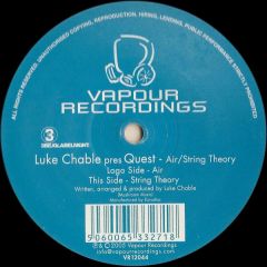 Luke Chable Pres. Quest  - Luke Chable Pres. Quest  - AIR - Vapour