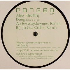 Alex Stealthy - Alex Stealthy - Being EP (Part 2) - Pangea