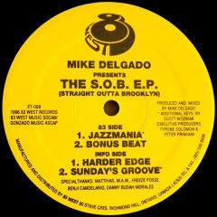 Mike Delgado - Mike Delgado - The S.O.B. E.P. - 83 West Records