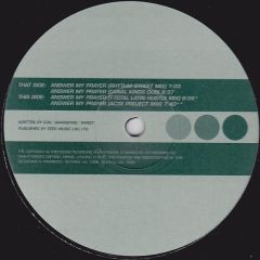 Rhythm Street - Rhythm Street - Answer My Prayer - Paral.lel Records