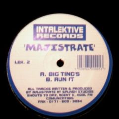 Majistrate - Majistrate - Big Tings - Intalektive Records