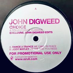 John Digweed Presents - John Digweed Presents - Choice (A Collection Of Classics) (Sampler) - Azuli