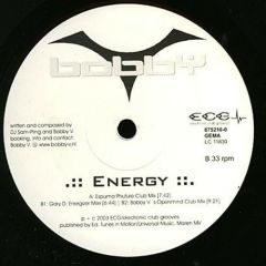 Bobby V - Bobby V - Energy - Electronic Club Grooves