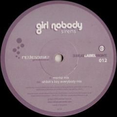 Girl Nobody - Girl Nobody - Sirens - Release Grooves