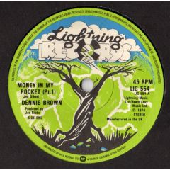 Dennis Brown - Dennis Brown - Money In My Pocket - Lightning Records