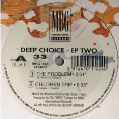 Deep Choice - Deep Choice - EP Two - MBG