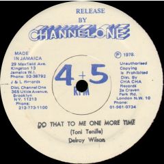 Delroy Wilson - Delroy Wilson - Do That To Me One More Time - Channel One