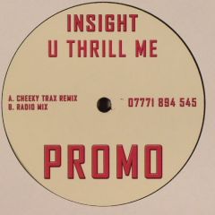 Insight - Insight - U Thrill Me - Rsvp