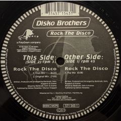 Disko Brothers - Disko Brothers - Rock The Disco - Mighty