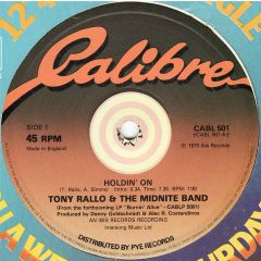 Tony Rallo & Midnight Band - Tony Rallo & Midnight Band - Holdin On - Calibre