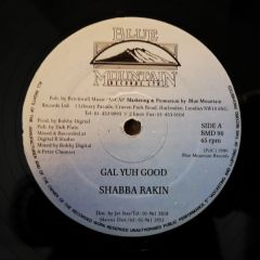 Shabba Rakin - Shabba Rakin - Gal Yuh Good - 	Blue Mountain Records Ltd