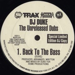 DJ Duke - DJ Duke - The Unreleased Dubs - Power Music