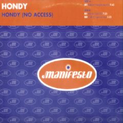 Hondy - Hondy - Hondy (No Access) - Manifesto