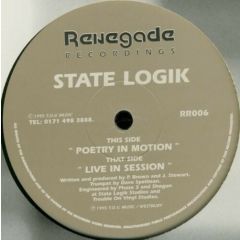 State Logik - State Logik - Poetry In Motion - Renegade Rec