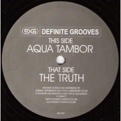 Definite Grooves - Definite Grooves - Aqua Tambor - Definite Groove Records