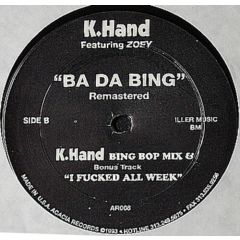 Kelli Hand Featuring Zoey - Kelli Hand Featuring Zoey - Ba Da Bing - Acacia Records