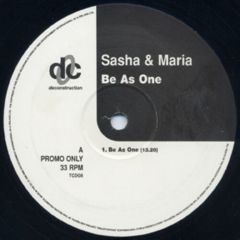 Sasha & Maria - Sasha & Maria - Be As One - Deconstruction