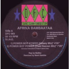 Afrika Bambaataa - Power Boy Power - DFC