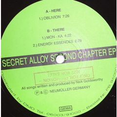 Secret Alloy - Secret Alloy - Second Chapter EP - Pedo Beat