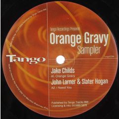 Tango Recordings Presents - Tango Recordings Presents - Orange Gravy (Sampler) - Tango