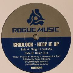 Gridlock - Gridlock - Keep It Up - Rogue Music