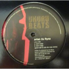 DJ Ryno - DJ Ryno - Don't Stop - Uhuru Beats