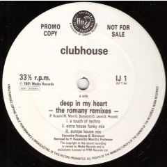 Clubhouse - Clubhouse - Deep In My Heart - Ffrr