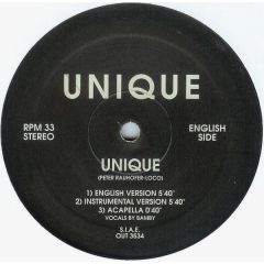 Unique - Unique - Unique - OUT