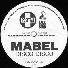 Mabel - Mabel - Disco Disco (Remixes) - Positiva