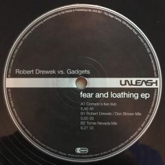 Robert Drewek Vs The Gadgets - Robert Drewek Vs The Gadgets - Fear & Loathing EP - Unleash