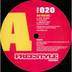 Ab / Nrml - Ab / Nrml - A B Slash EP - Freestyle
