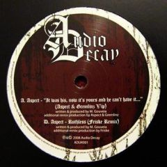 Aspect - Aspect - Its Yours (Aspect & Gremlinz Remix) - Audio Decay