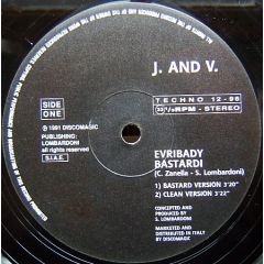 J. And V. - J. And V. - Evribady Bastardi - Technology