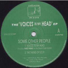 Some Other People - Some Other People - The Voices In My Head EP - Infinite Mass