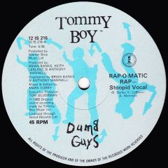 Dumb Guys - Dumb Guys - Rap-O-Matic Rap - Island Records