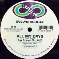 Evelyn Holiday - Evelyn Holiday - All My Days - Groove On