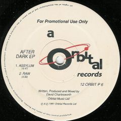 After Dark - After Dark - After Dark EP - Orbital Records