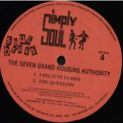 The Seven Grand Housing Authority - The Seven Grand Housing Authority - Soul Beats - Simply Soul