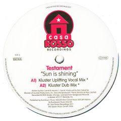 Testament - Testament - Sun Is Shining - Casa Rosso Recordings