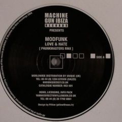 Modfunk - Modfunk - Love & Hate - Machine Gun Ibiza