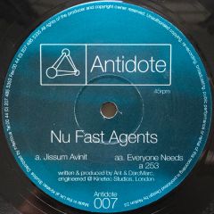 Nu Fast Agents - Nu Fast Agents - Jissum Avinit - Antidote