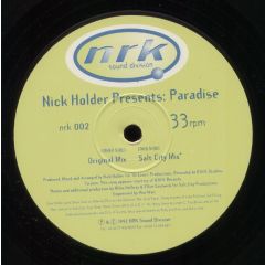 Nick Holder Presents - Nick Holder Presents - Paradise - NRK