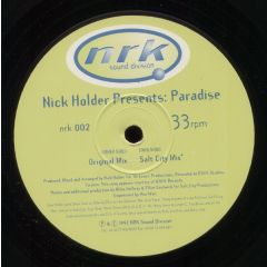 Nick Holder - Paradise - NRK Sound Division