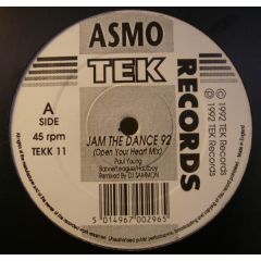 Asmo - Asmo - Jam The Dance 92 - Tek Records