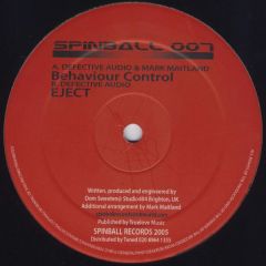 Defective Audio & Mark Maitland - Defective Audio & Mark Maitland - Behaviour Control - Spinball