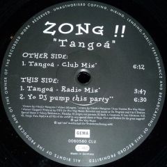 Zong!! - Zong!! - Tangoa - Club Tools