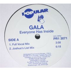 Gala / Candy Bomb - Gala / Candy Bomb - Everyone Has Inside / Loop D'Loop - Popular Records